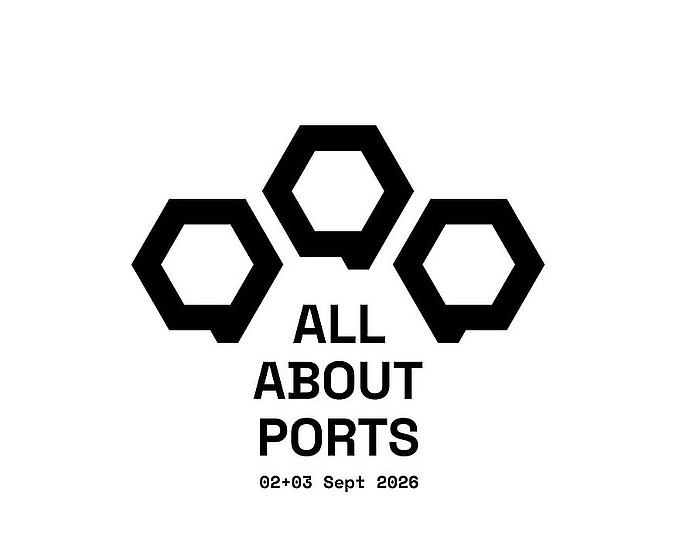 ALL ABOUT PORTS Logo mit Datum 2026 ALL ABOUT PORTS Logo mit Datum 2026